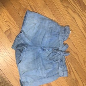 American Eagle Button Fly Paper Bag Mom Shorts